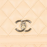 Chanel Medium Lovely Day Flap Beige Lambskin GHW