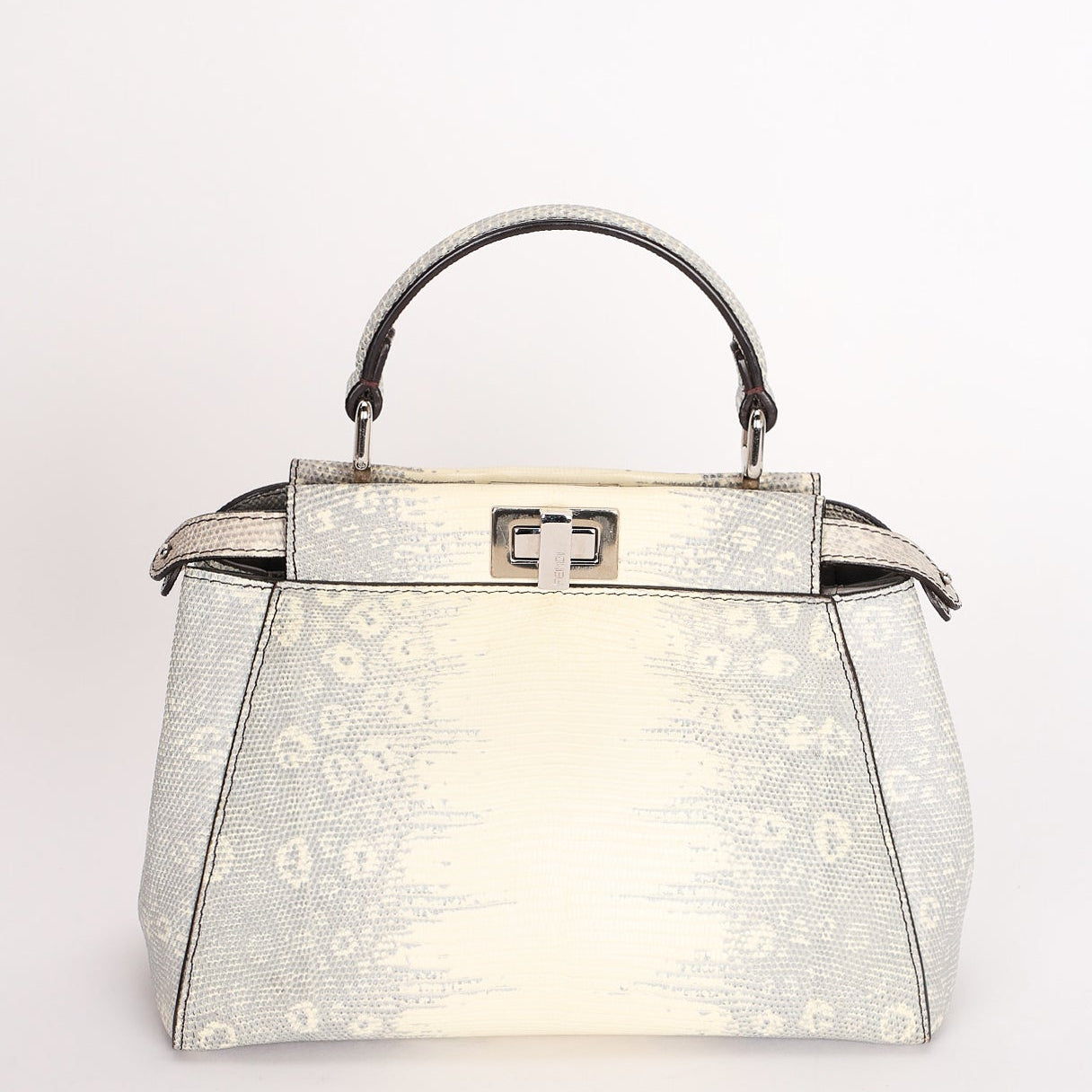 Fendi Mini Peekaboo Himalayan Lizard