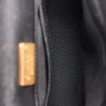 Chanel Chevron Box Bag Black Calfskin AGHW