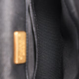 Chanel Chevron Box Bag Black Calfskin AGHW