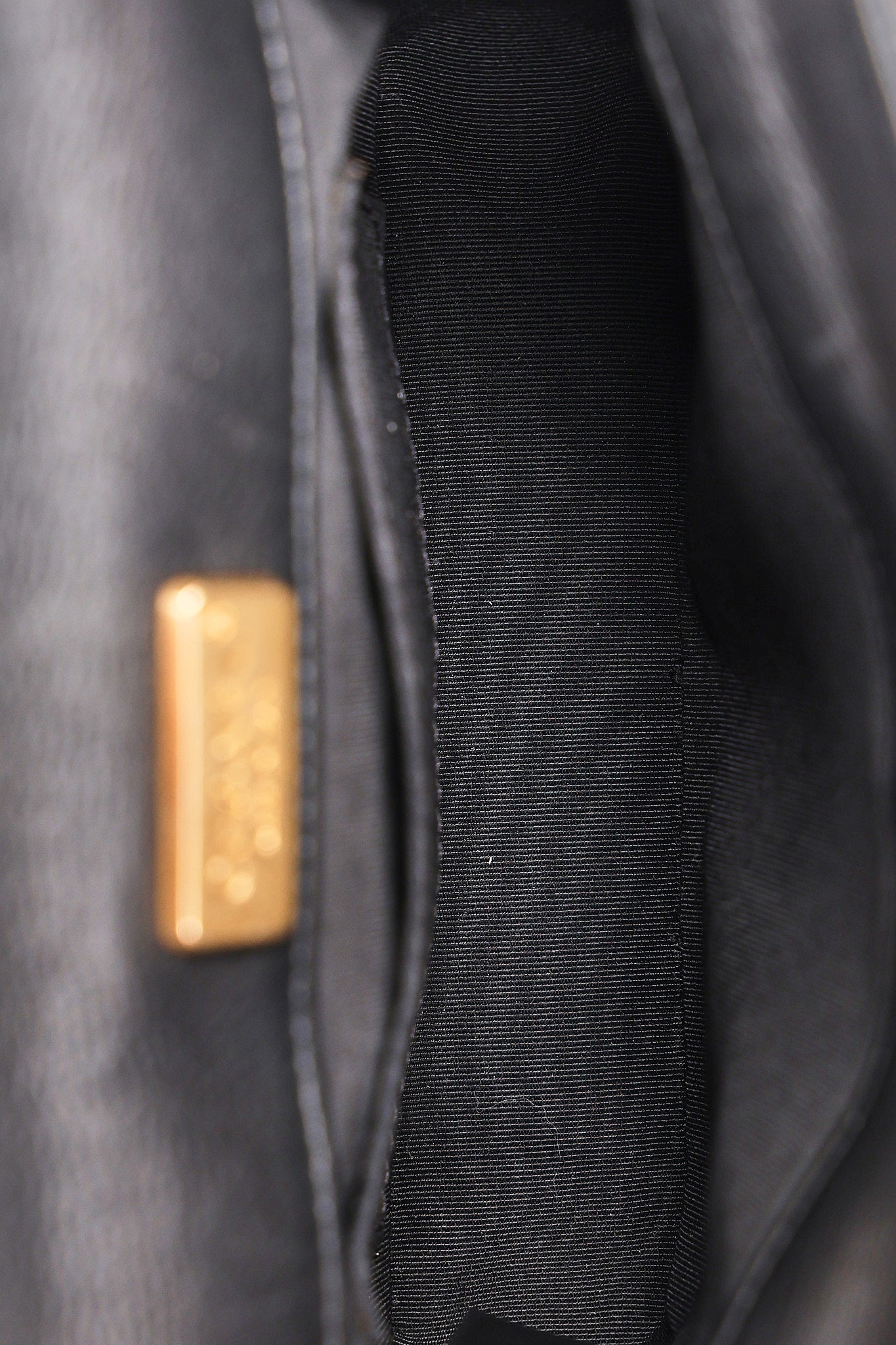 Chanel Chevron Box Bag Black Calfskin AGHW