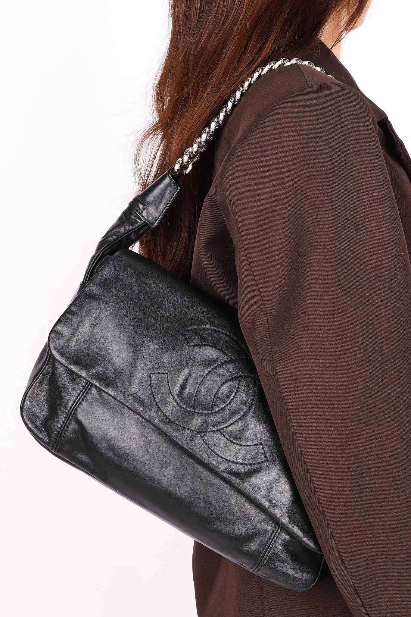 Chanel Soft 31 Flap Black Calfskin 2010 SHW
