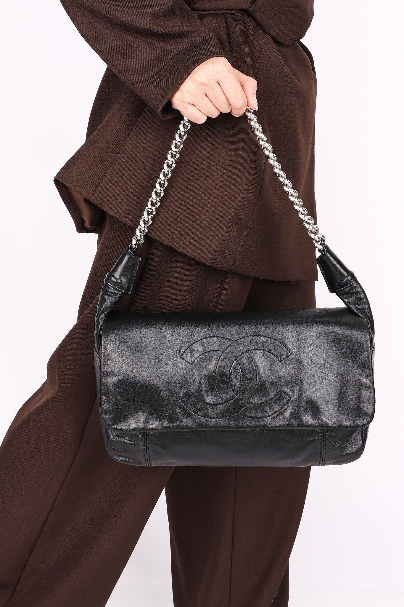 Chanel Soft 31 Flap Black Calfskin 2010 SHW
