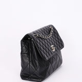 Chanel Single Flap Black Calfskin SHW
