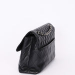 Chanel Single Flap Black Calfskin SHW