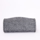 Chanel Mini Deauville Tote Navy Lurex Boucle CGHW