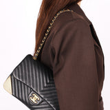 Chanel Rock the Corner Chevron Single Flap AGHW