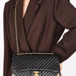 Chanel Rock the Corner Chevron Single Flap AGHW