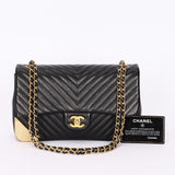 Chanel Rock the Corner Chevron Single Flap AGHW