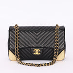 Chanel Rock the Corner Chevron Single Flap AGHW