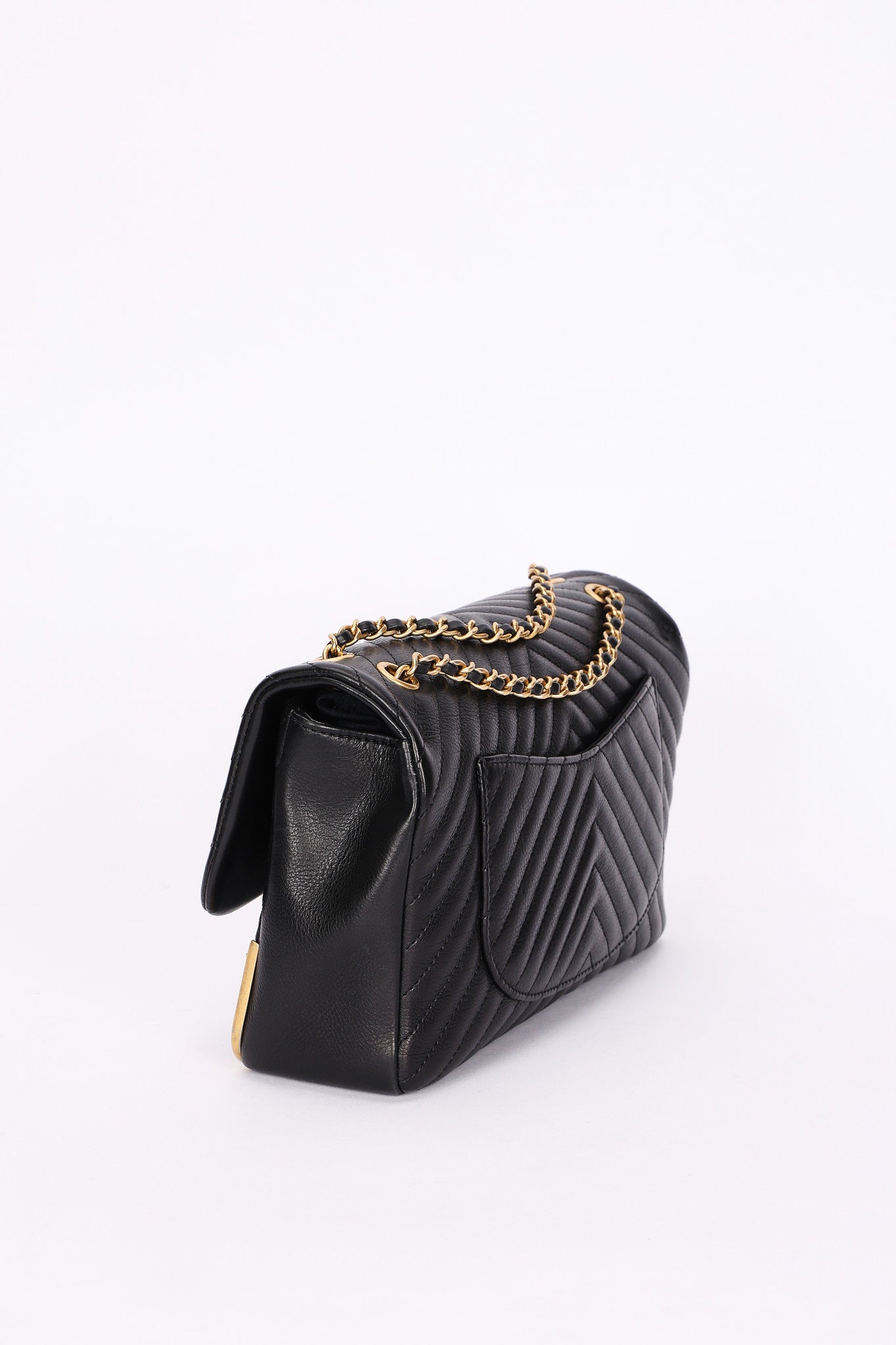 Chanel Rock the Corner Chevron Single Flap AGHW