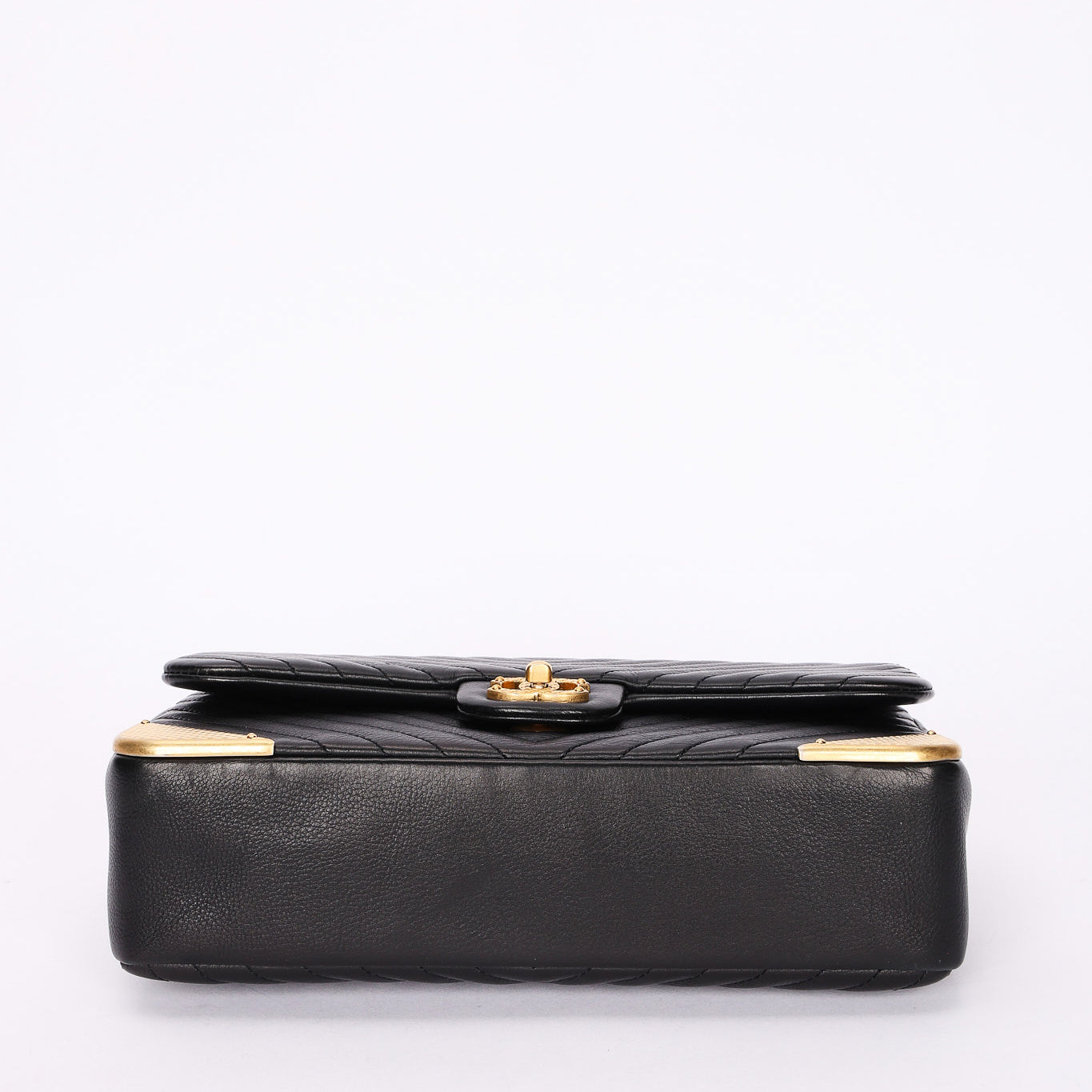 Chanel Rock the Corner Chevron Single Flap AGHW