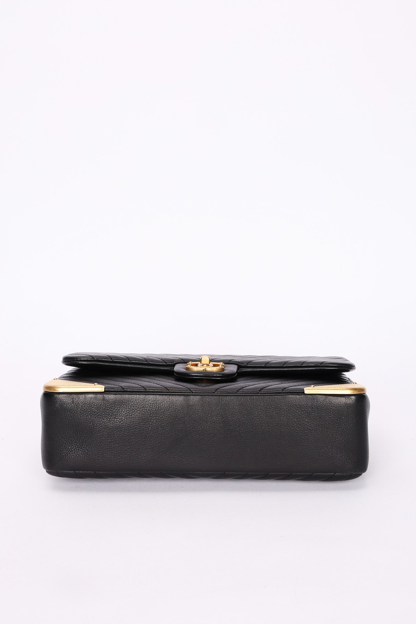 Chanel Rock the Corner Chevron Single Flap AGHW