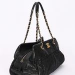 Chanel Bag Black Soft Crinkled Calfskin AGHW
