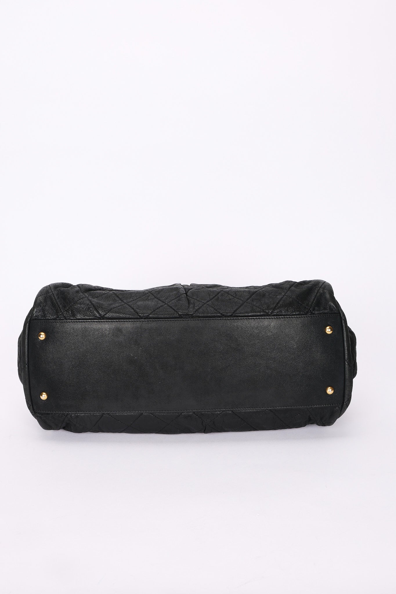 Chanel Bag Black Soft Crinkled Calfskin AGHW