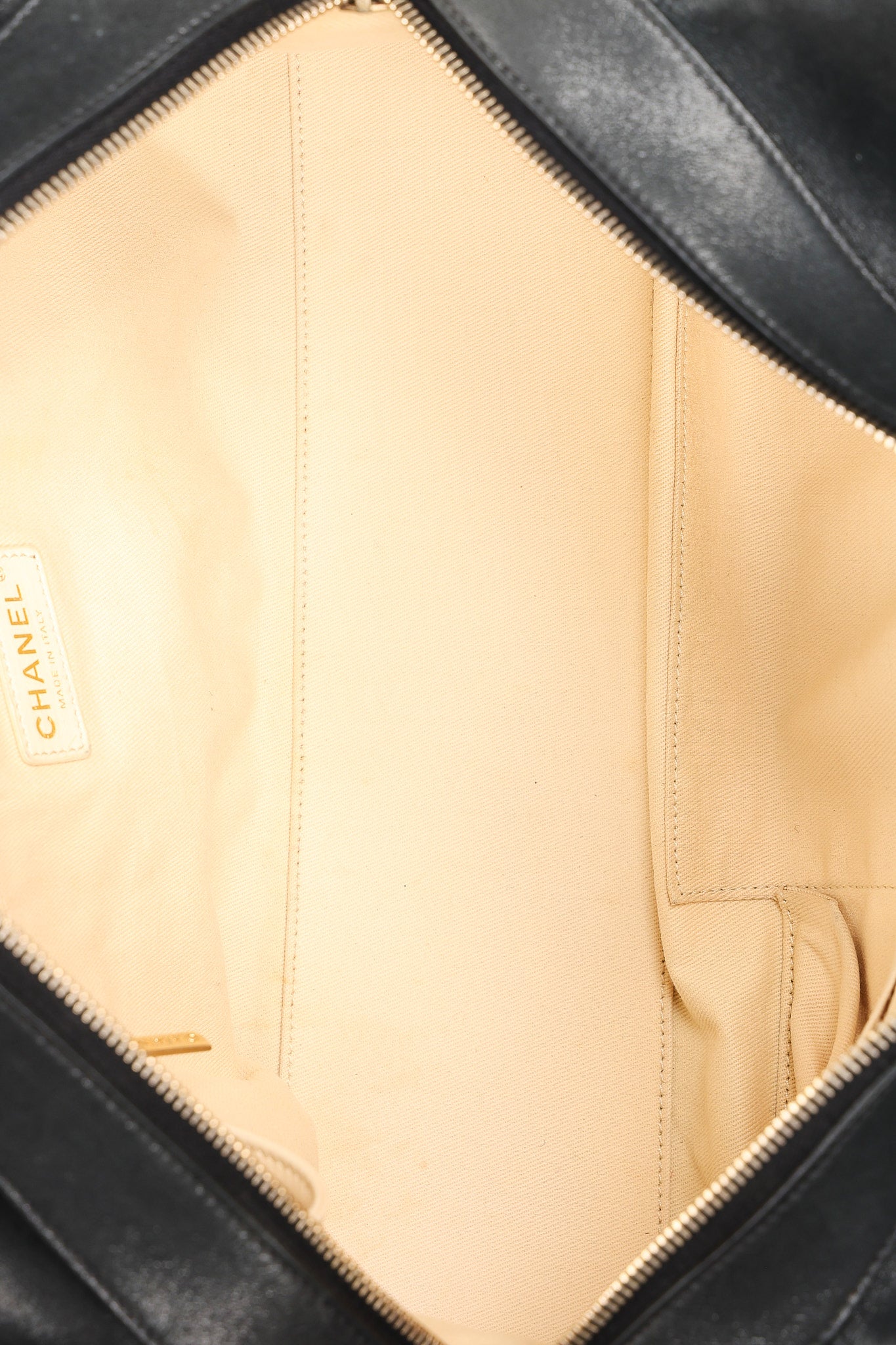 Chanel Bag Black Soft Crinkled Calfskin AGHW
