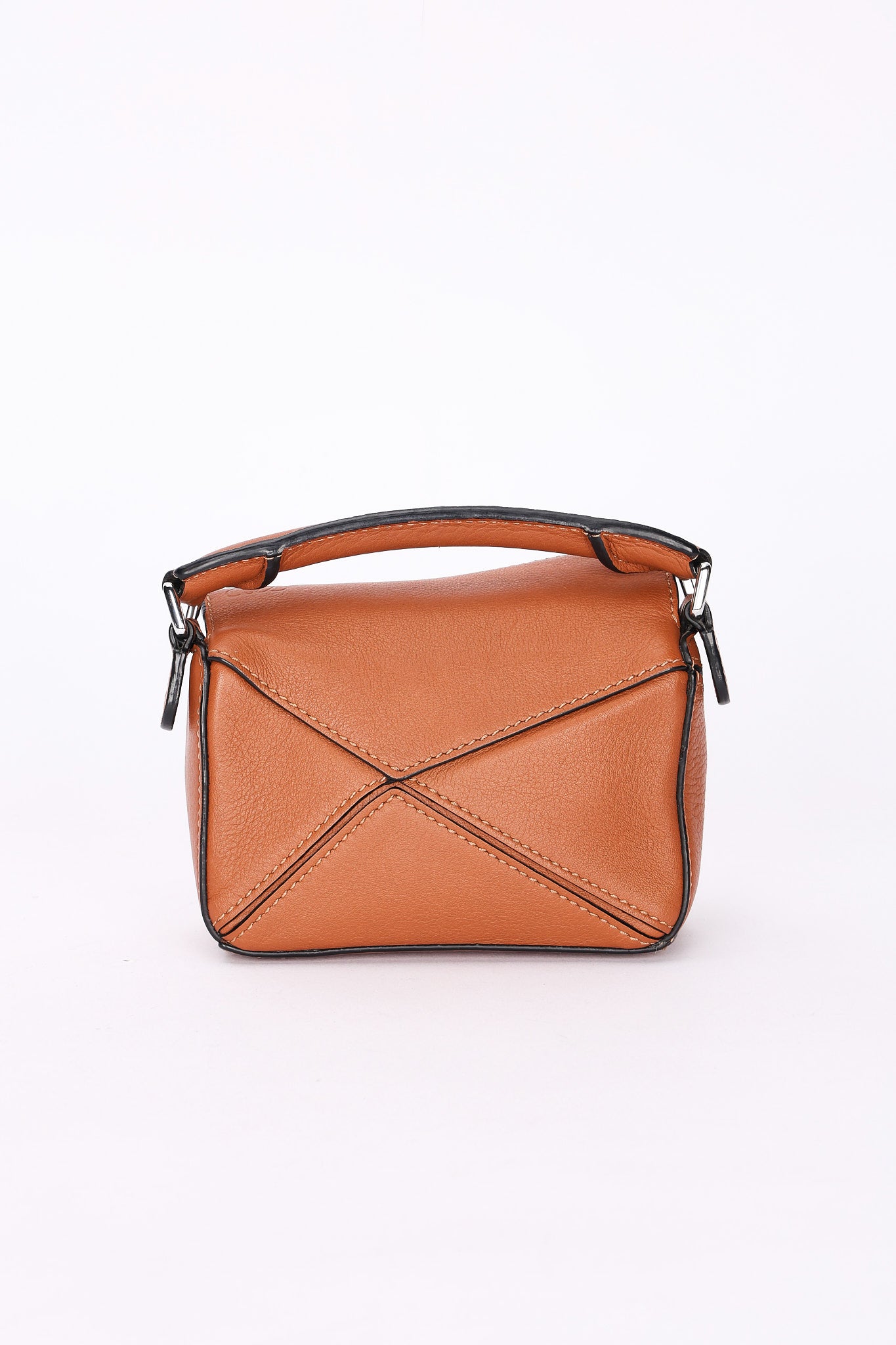 Loewe Nano Puzzle Bag Cognac