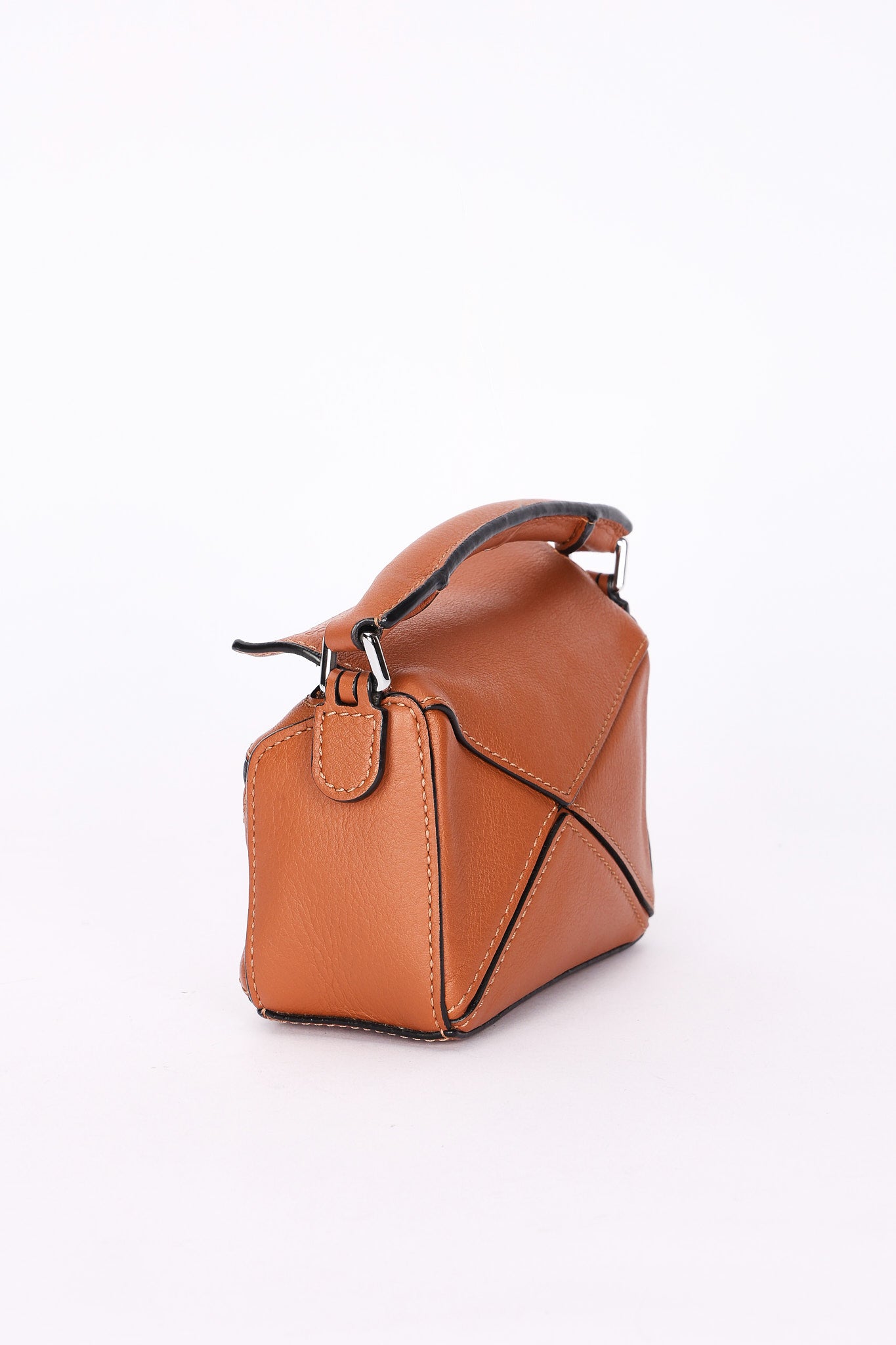 Loewe Nano Puzzle Bag Cognac