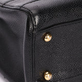 Chanel Chocolate Bar Tote Black Caviar GHW