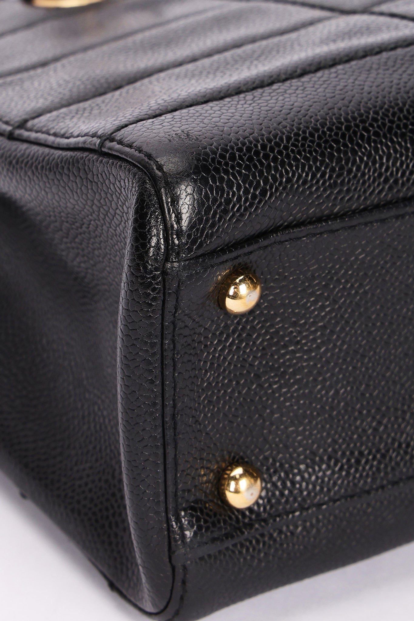 Chanel Chocolate Bar Tote Black Caviar GHW