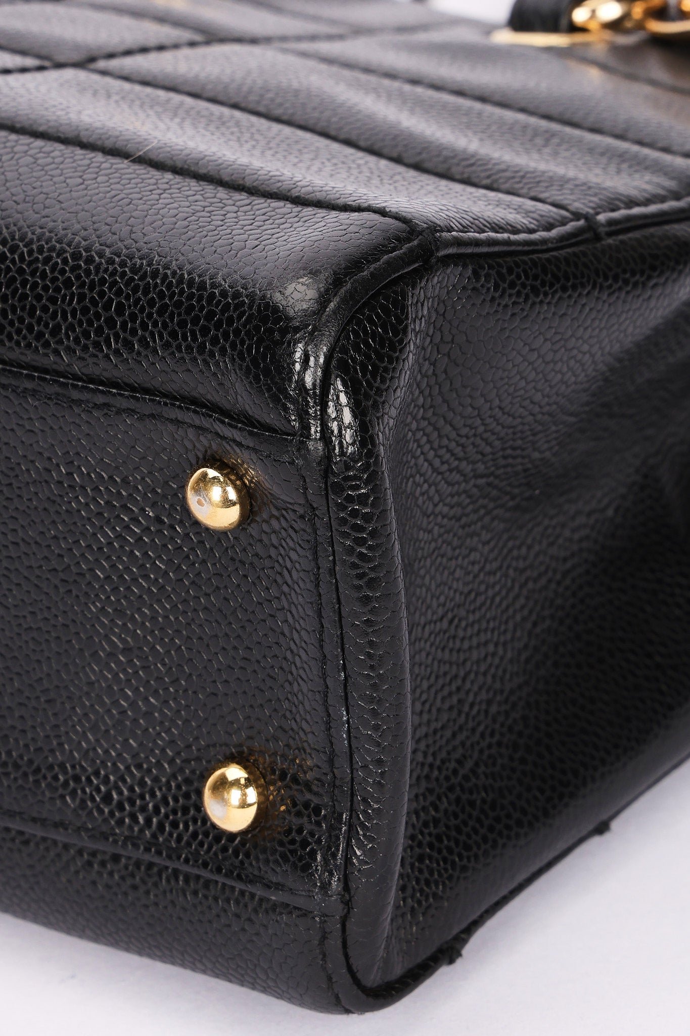 Chanel Chocolate Bar Tote Black Caviar GHW