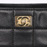 Chanel Chocolate Bar Tote Black Caviar GHW