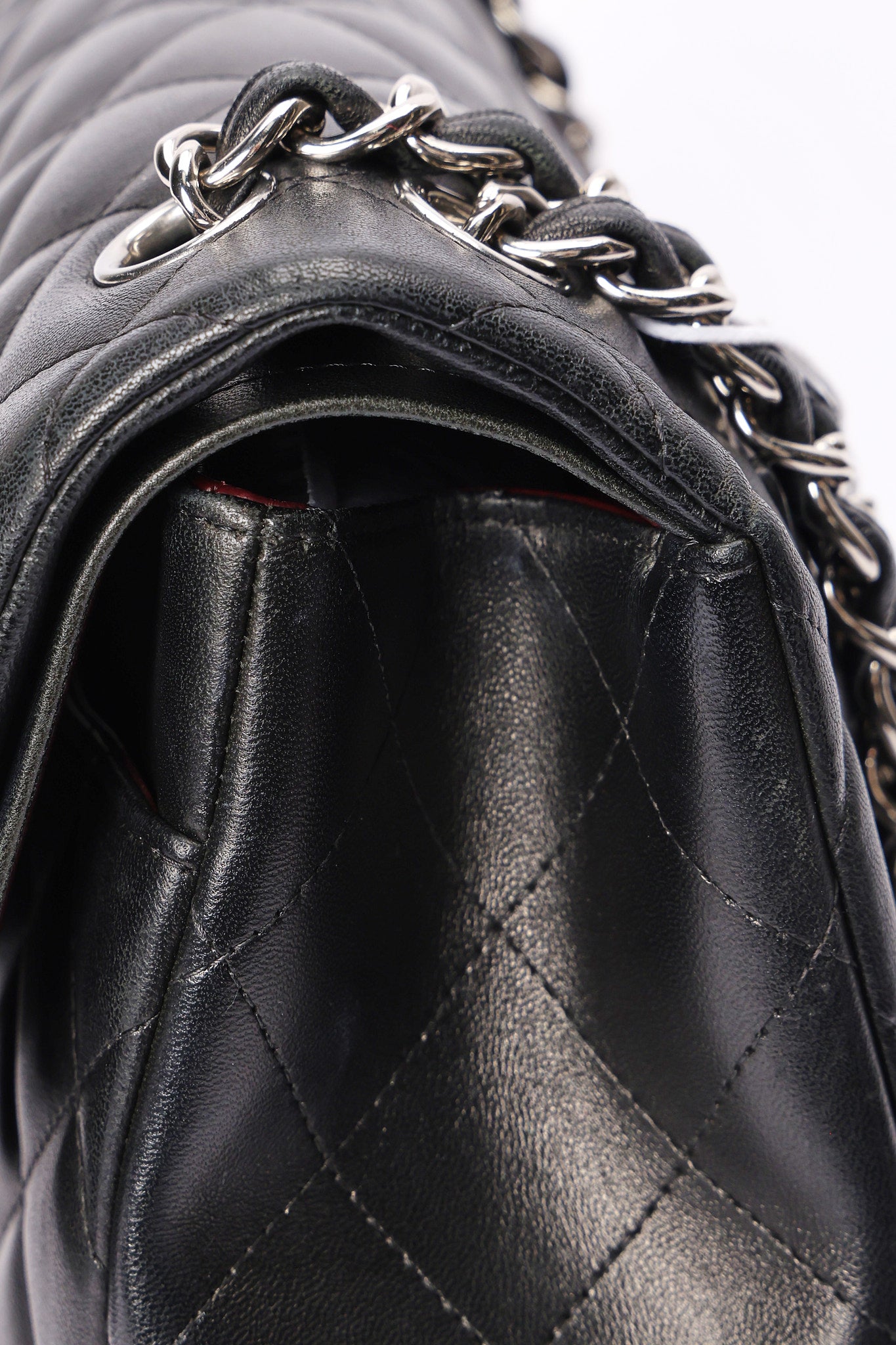 Chanel Jumbo Classic Double Flap Black Lambskin SHW