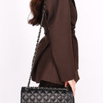 Chanel Jumbo Classic Double Flap Black Lambskin SHW