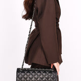 Chanel Jumbo Classic Double Flap Black Lambskin SHW
