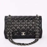 Chanel Jumbo Classic Double Flap Black Lambskin SHW