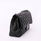Chanel Jumbo Classic Double Flap Black Lambskin SHW