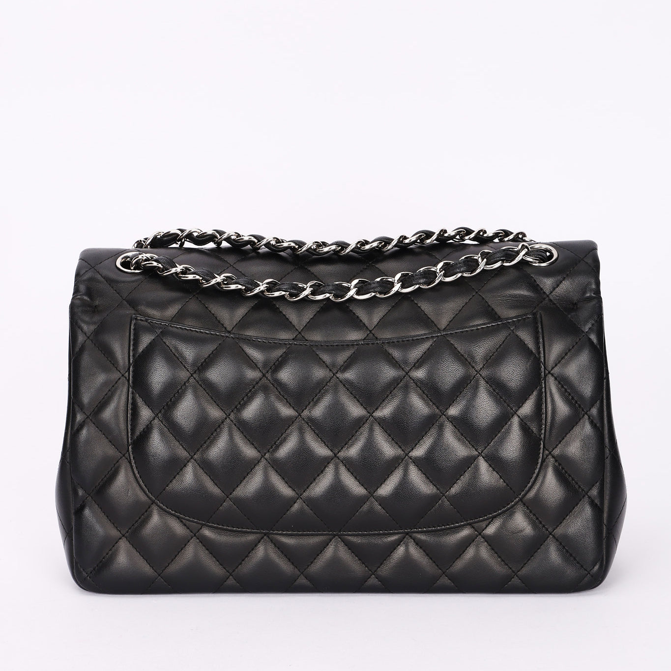 Chanel Jumbo Classic Double Flap Black Lambskin SHW