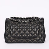 Chanel Jumbo Classic Double Flap Black Lambskin SHW