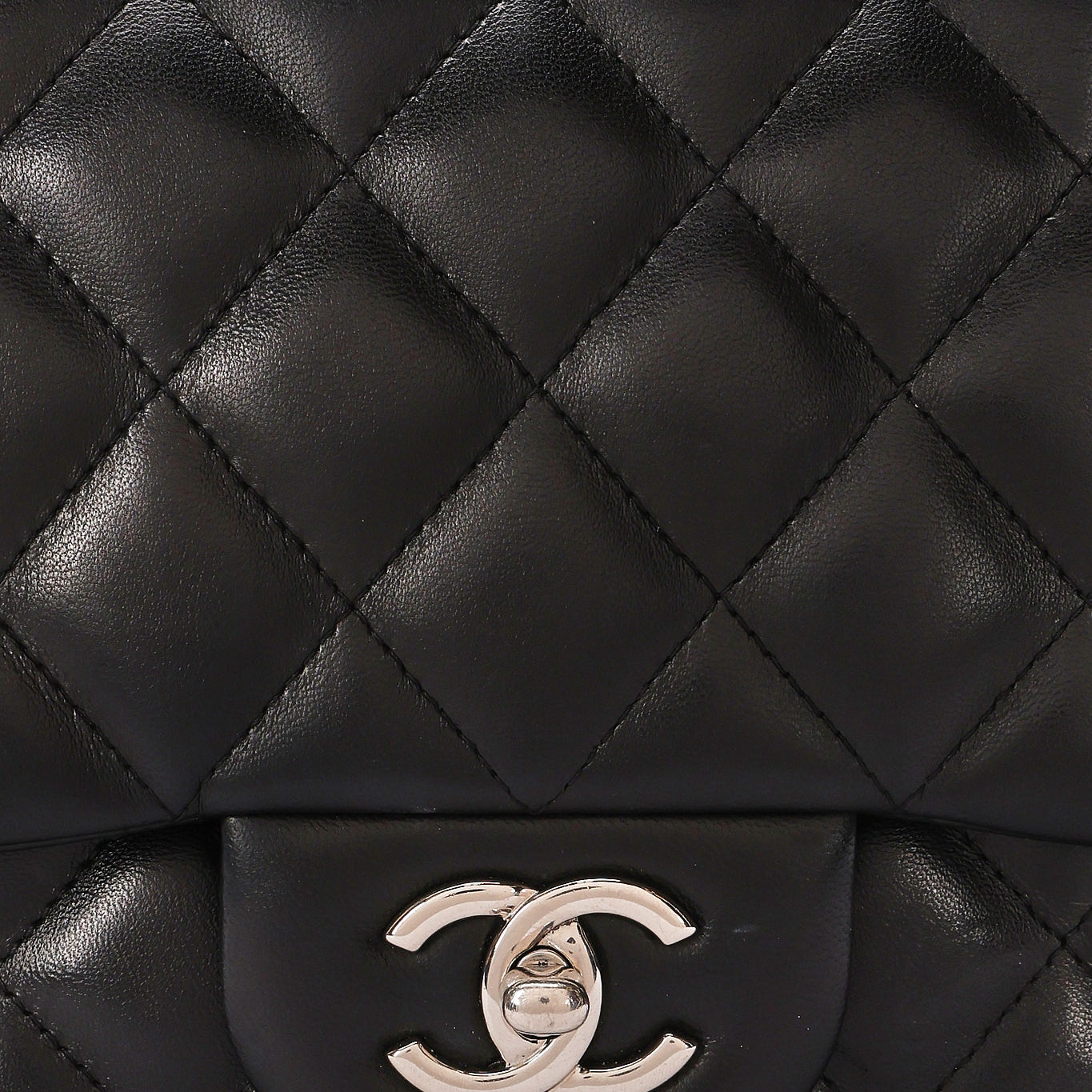 Chanel Jumbo Classic Double Flap Black Lambskin SHW