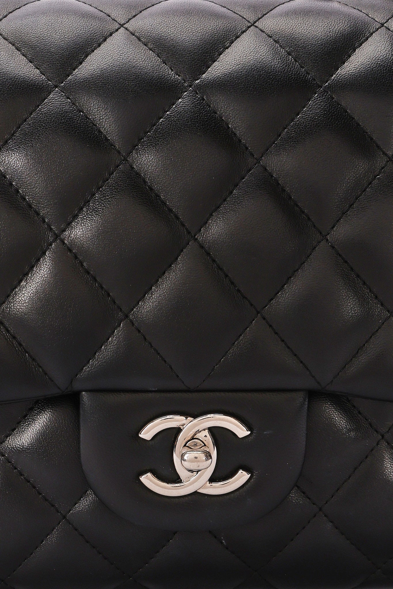 Chanel Jumbo Classic Double Flap Black Lambskin SHW