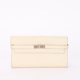 Hermès Kelly Long Wallet (color) Clemence PHW