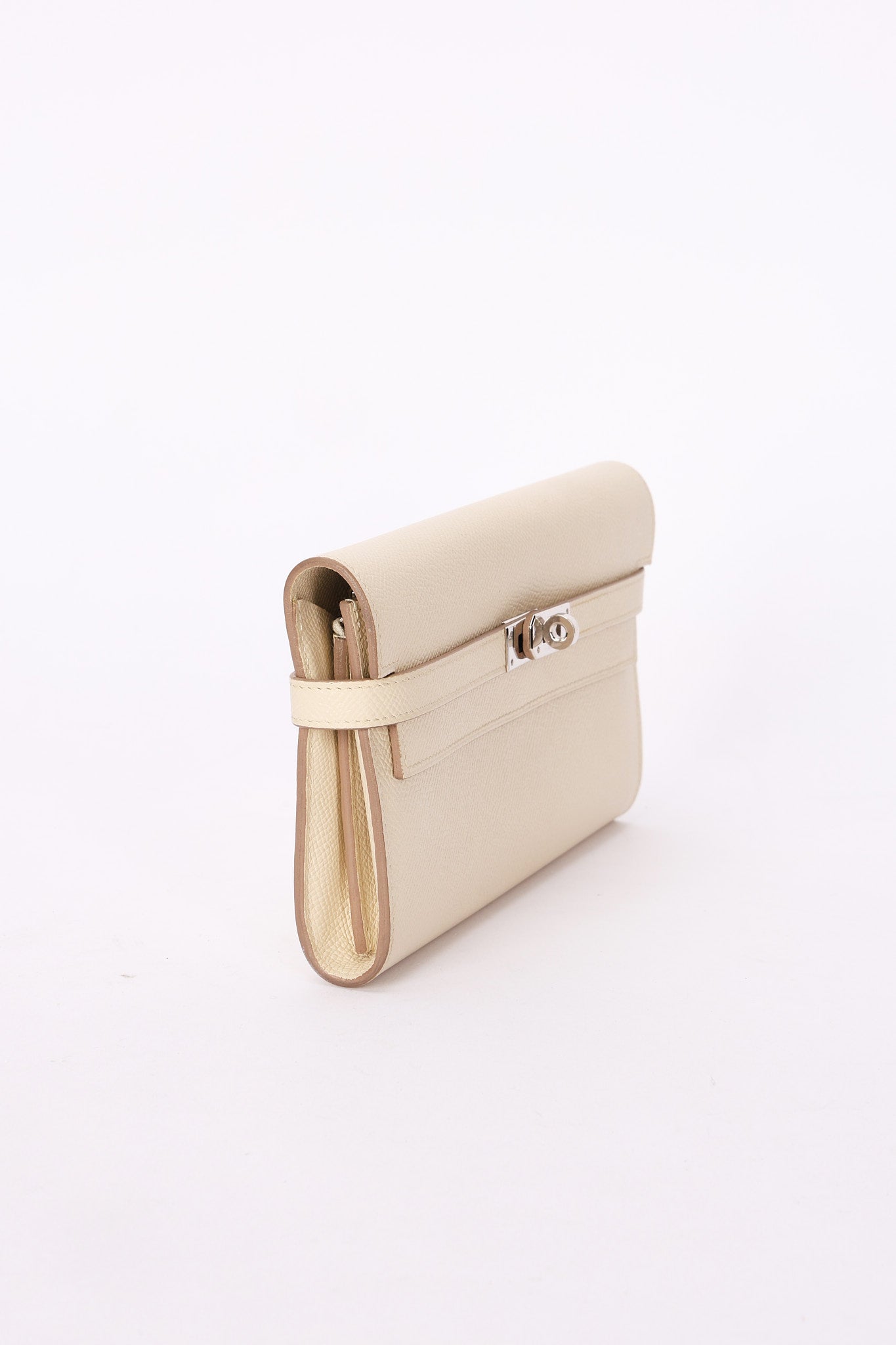 Hermès Kelly Long Wallet (color) Clemence PHW