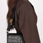 Chanel Chocolate Bar Shoulder Bag Black Calfskin GHW