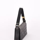 Chanel Chocolate Bar Shoulder Bag Black Calfskin GHW