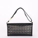 Chanel Chocolate Bar Shoulder Bag Black Calfskin GHW