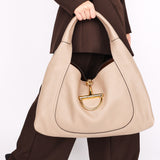 Gucci Softbit Shoulder Bag Taupe