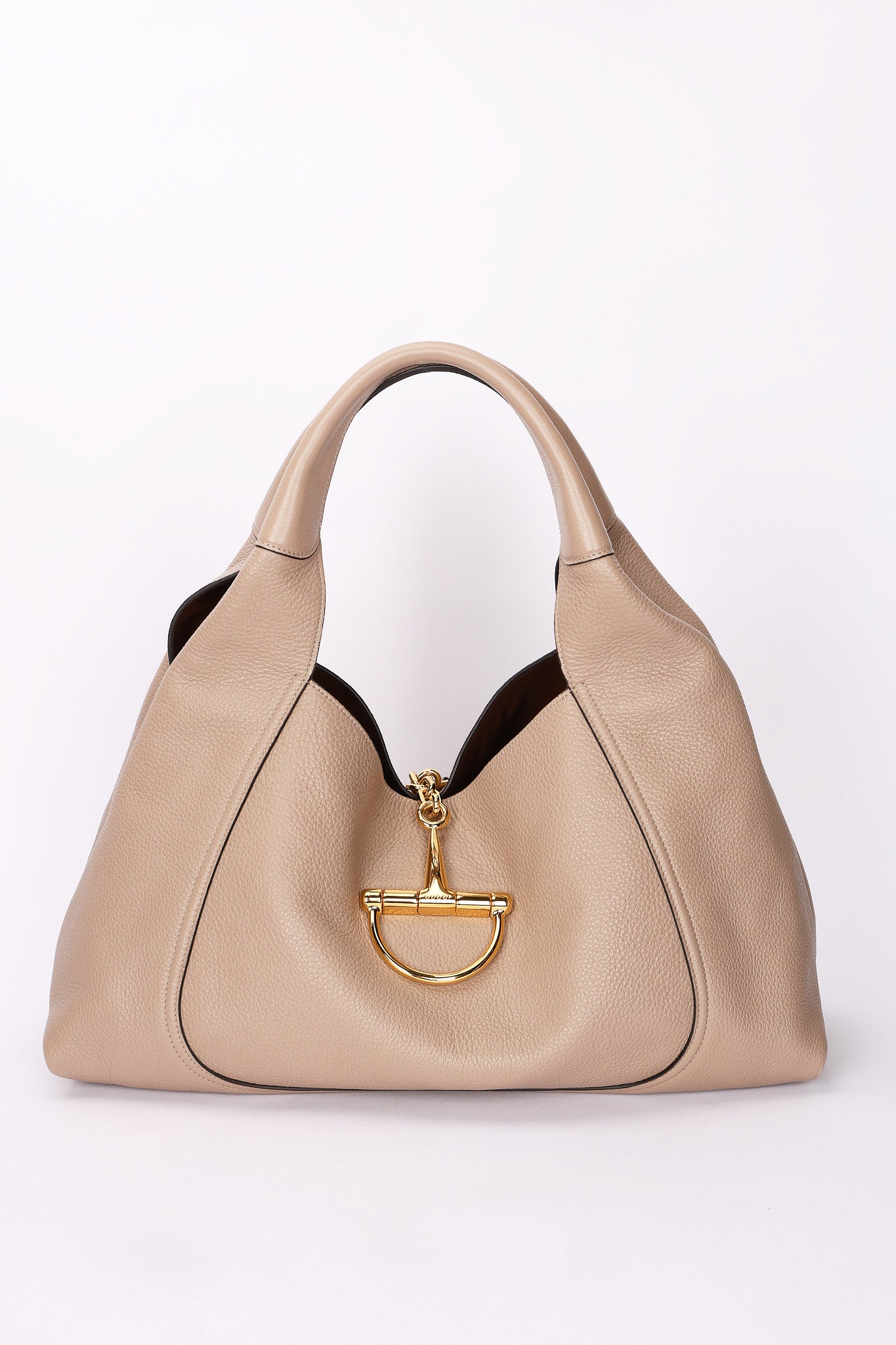 Gucci Softbit Shoulder Bag Taupe