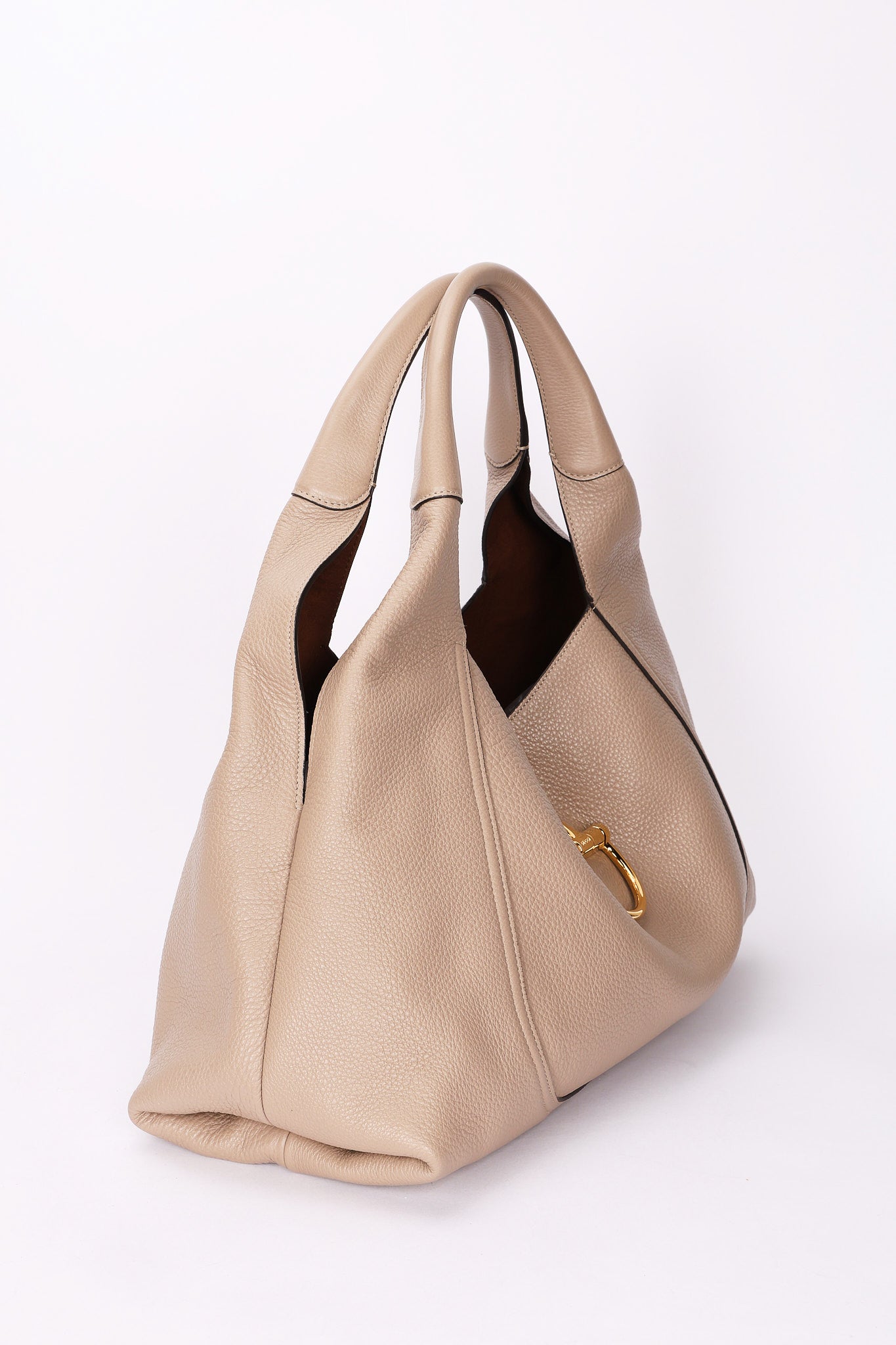 Gucci Softbit Shoulder Bag Taupe
