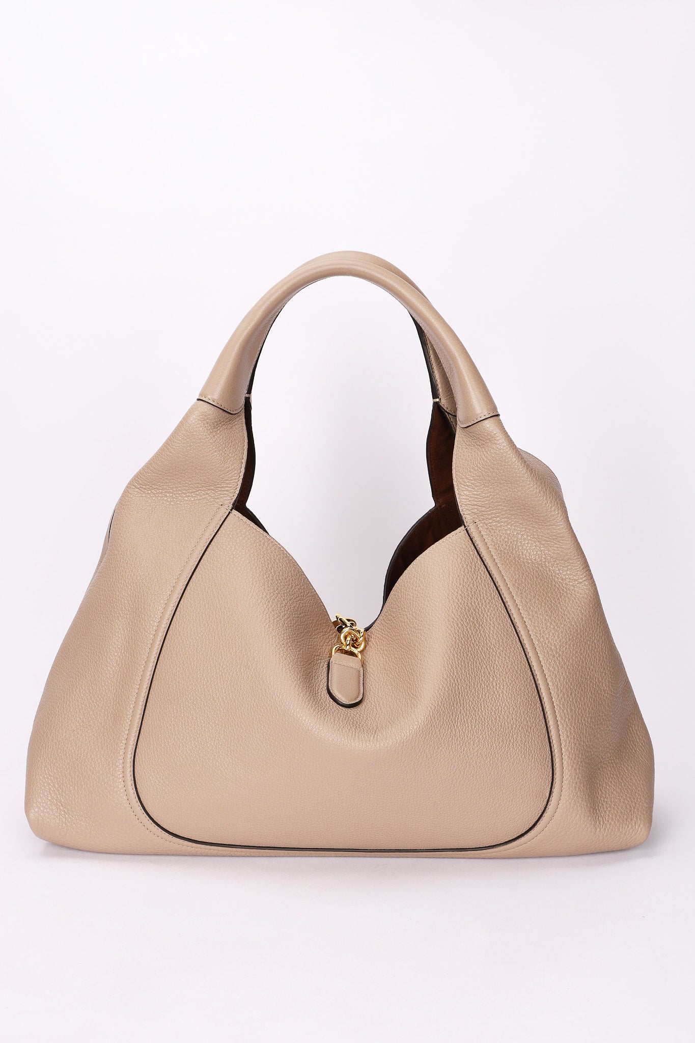 Gucci Softbit Shoulder Bag Taupe