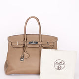 Hermès Birkin 35 Etoupe Clemence PHW