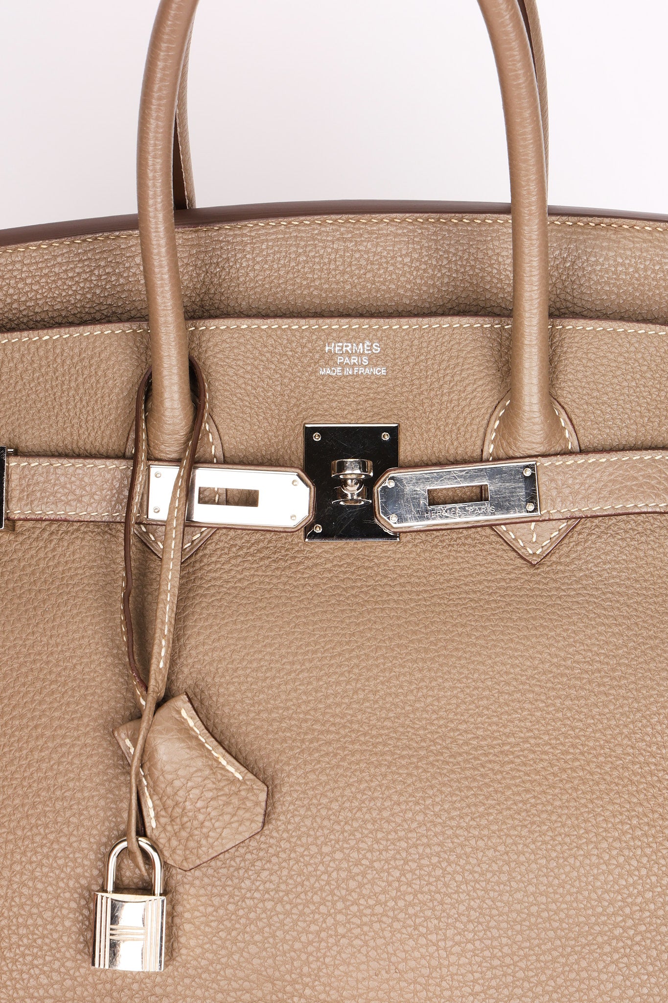 Hermès Birkin 35 Etoupe Clemence PHW