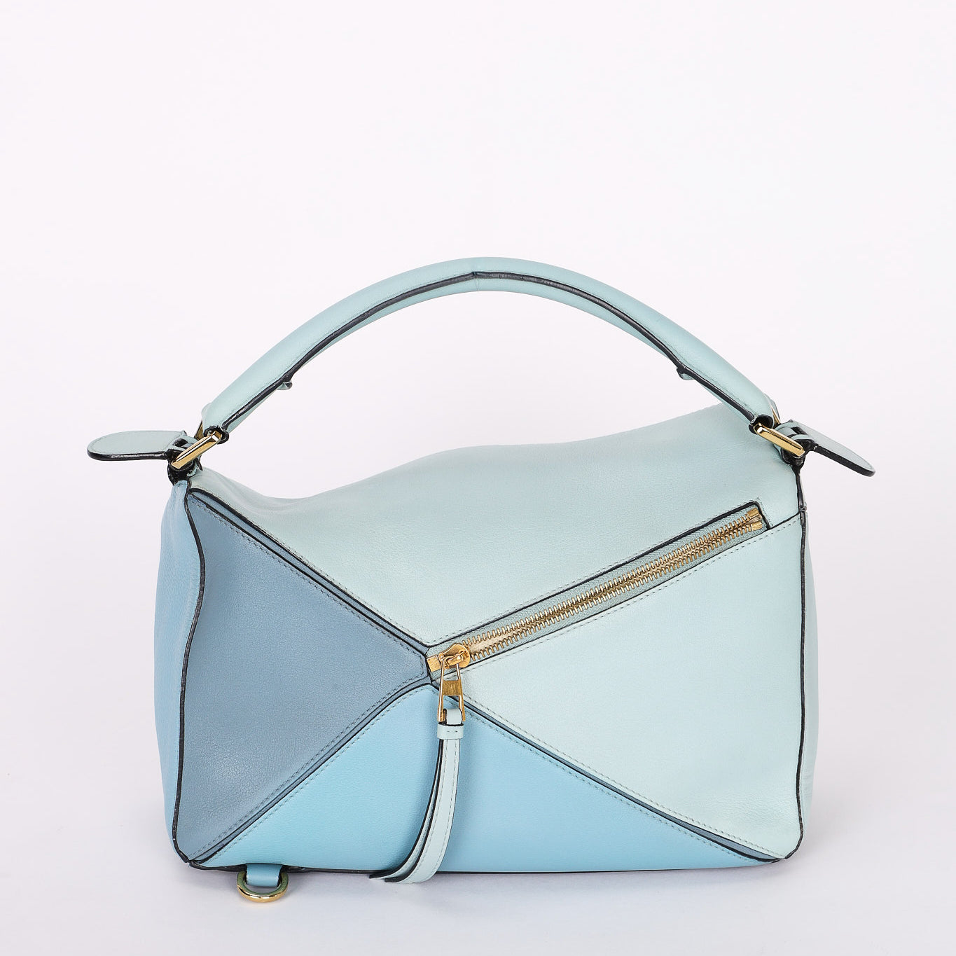 Loewe Medium Tricolor Puzzle Bag Blue