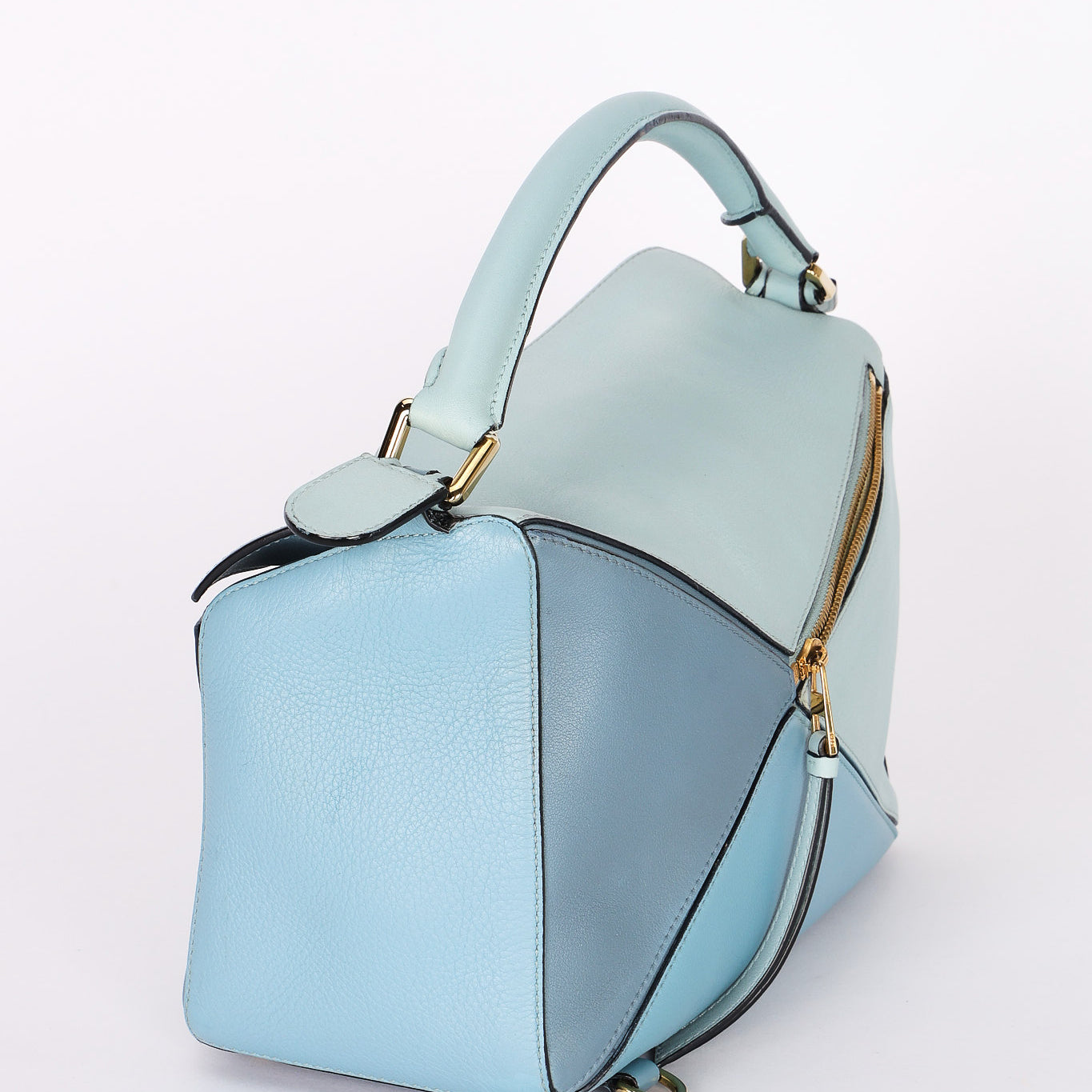 Loewe Medium Tricolor Puzzle Bag Blue