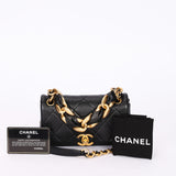Chanel Mini Bag Black Calfskin AGHW