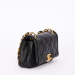 Chanel Mini Bag Black Calfskin AGHW